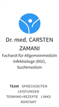 Mobile Screenshot of drzamani.de